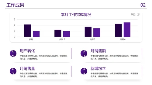 商务简约几何个人年中总结汇报PPT模板
