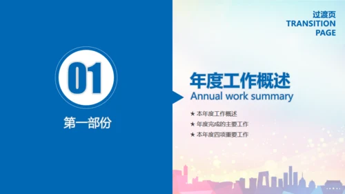 奔跑吧努力加油年终工作总结汇报通用PPT模板