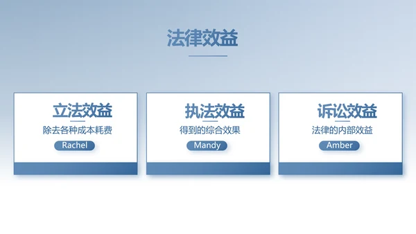 蓝色中国风法律讲座动态PPT模板