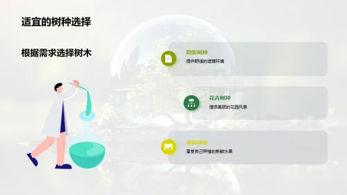 绿意润心 植树护地