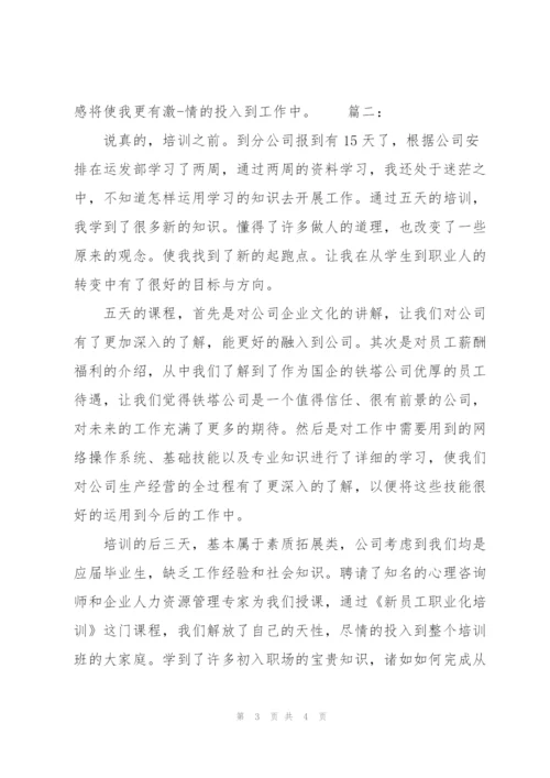 个人入职培训总结报告.docx