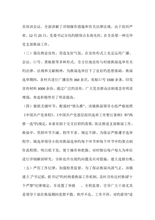 村级组织换届选举检查验收报告.docx