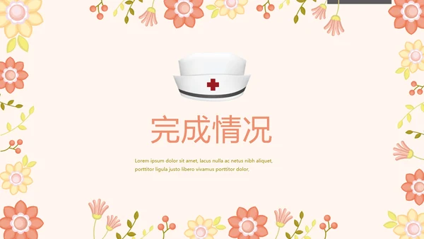 护士长年终工作总结汇报动态PPT