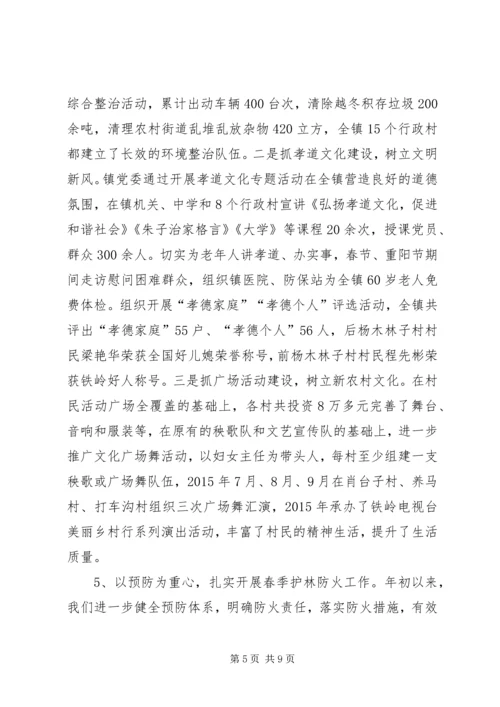 乡镇检查指导重点工作情况汇报.docx