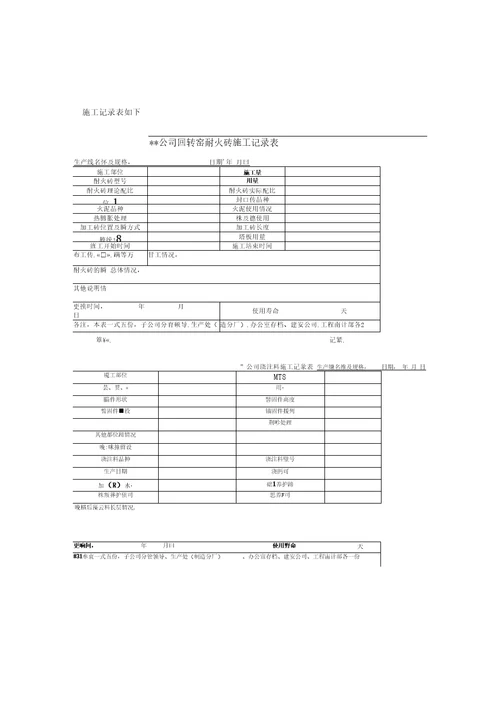 水泥厂耐火材料的精细化管理