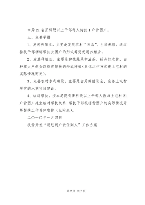 扶贫开发“规划到户责任到人”工作方案 (5).docx
