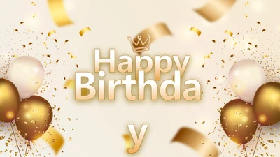 生日快乐生日派对纪念册电子相册动态PPT模板