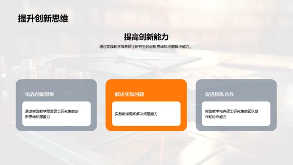 硕士实践教学提升策略