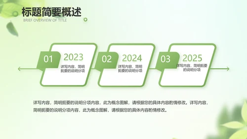 遇夏文艺小清新工作总结汇报动态PPT
