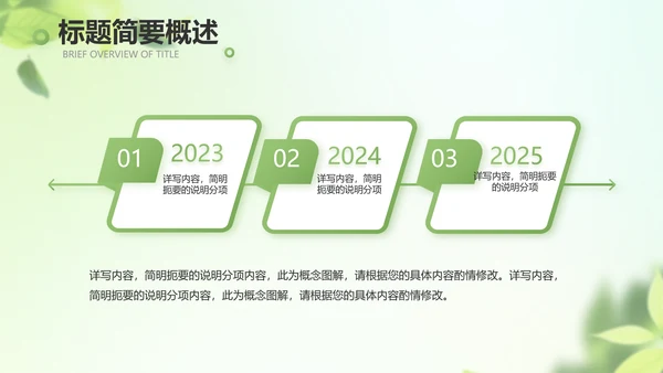 遇夏文艺小清新工作总结汇报动态PPT