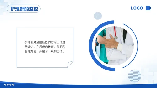 蓝色简约压疮的护理培训PPT模板宣传PPT动态PPT