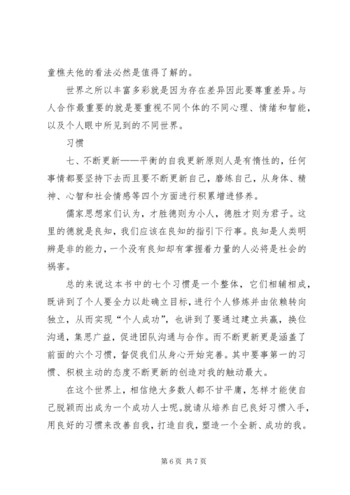 学习《成功人士的七个习惯》心得.docx