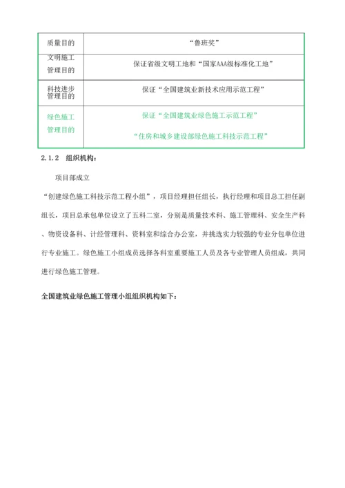 河南建设大厦绿色施工实施规划方案.docx