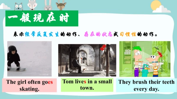 Module 8 Unit 2 I often read English books. 一般现在时课