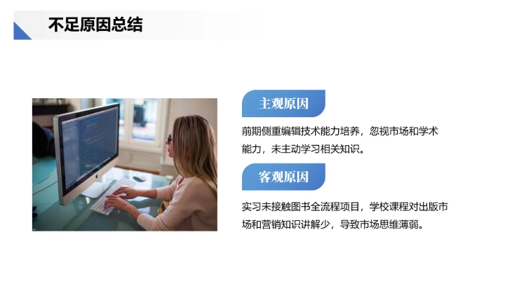 汉语言文学专业大学生职业生涯发展展示PPT模版