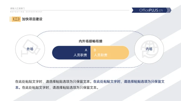 蓝色政务工作汇报PPT模板