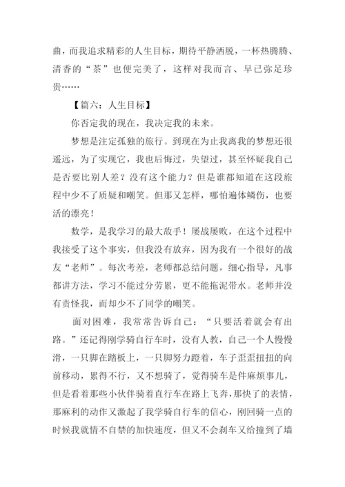 关于人生目标的作文.docx