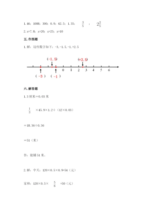 小升初数学期末测试卷【轻巧夺冠】.docx