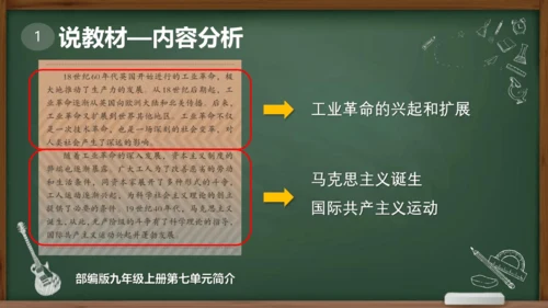 第七单元 工业革命和国际共产主义运动的兴起 大单元说课课件（21张PPT）