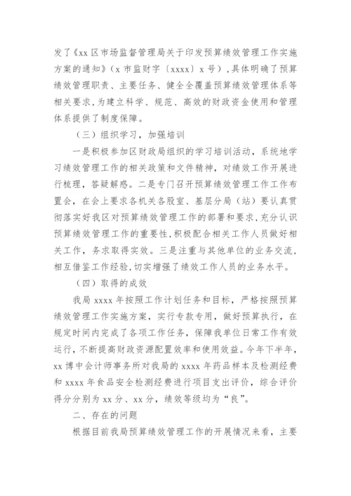 预算绩效管理工作总结.docx