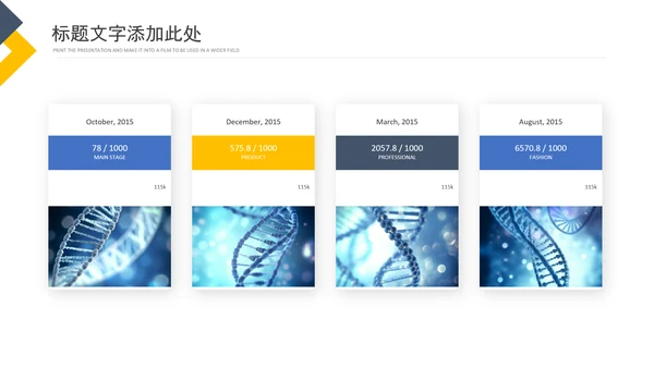 细胞生物基因DNA医疗医学ppt模板