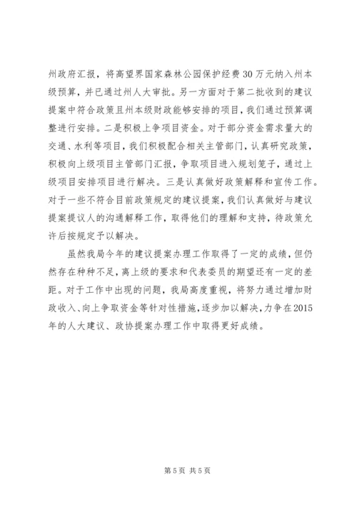 人大建议政协提案办理工作的总结[精选].docx