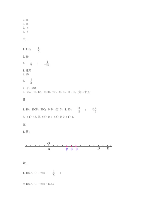 苏教版六年级数学小升初试卷（典优）.docx