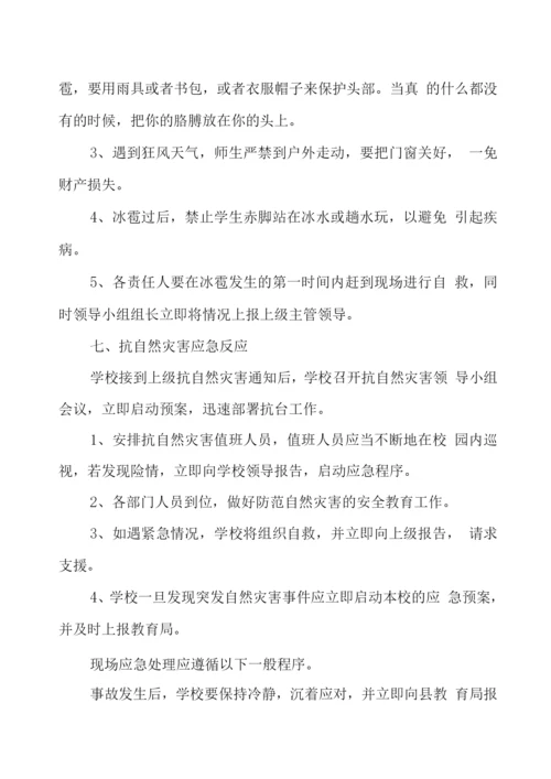 学校自然灾害突发事件应急预案.docx