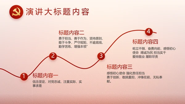 简约党建政府工作汇报动态PPT