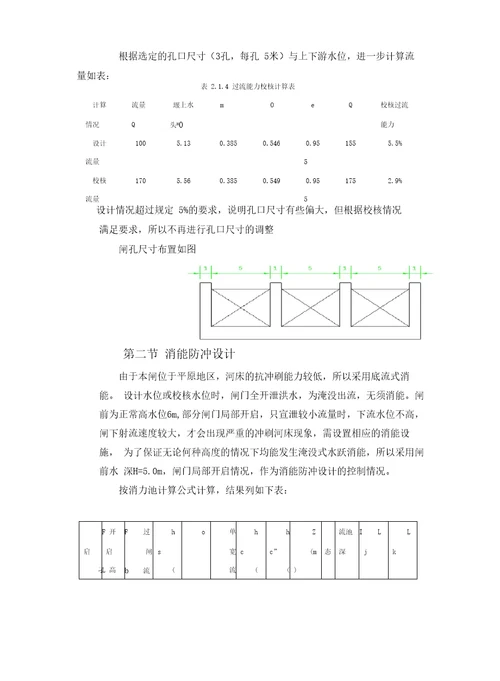 水闸课程设计