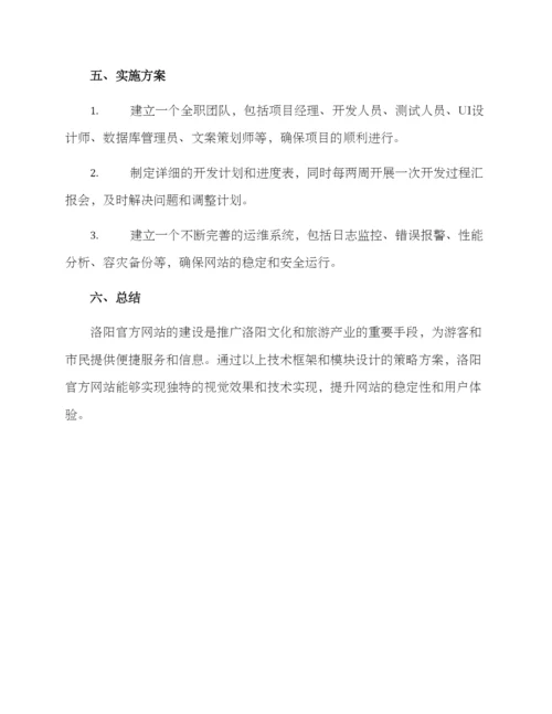 洛阳网站建设方案.docx