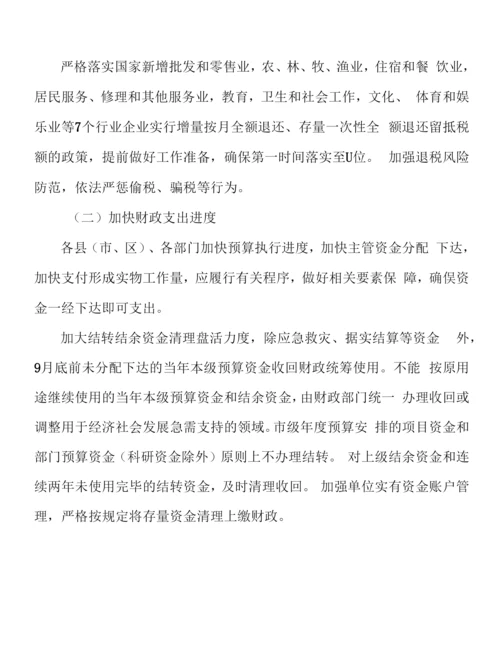 加强扎实稳住经济指导协调行动计划.docx