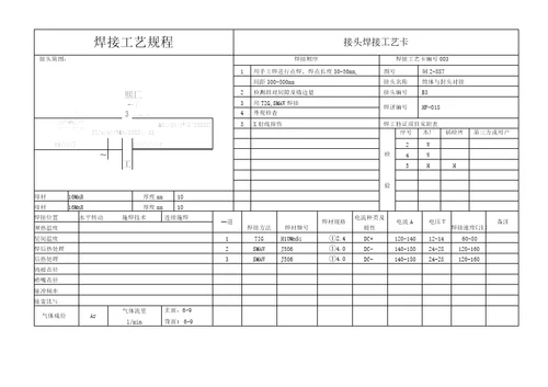 储气罐焊接工艺规程