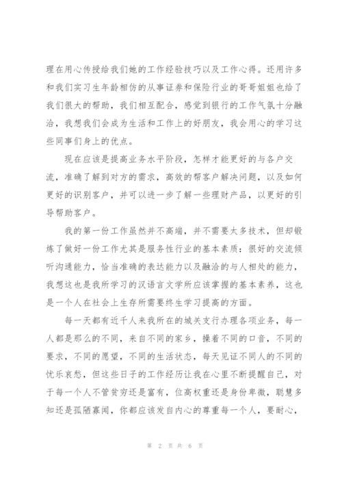 银行寒假实习个人总结范文.docx