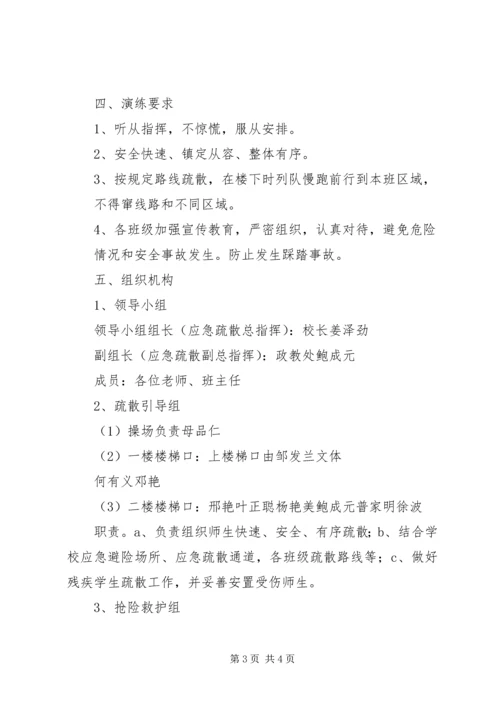 防拥挤踩踏应急疏散演练方案 (2).docx