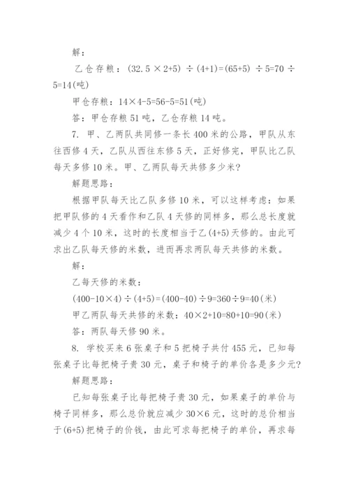 小升初数学必出的20种应用题与解题思路.docx