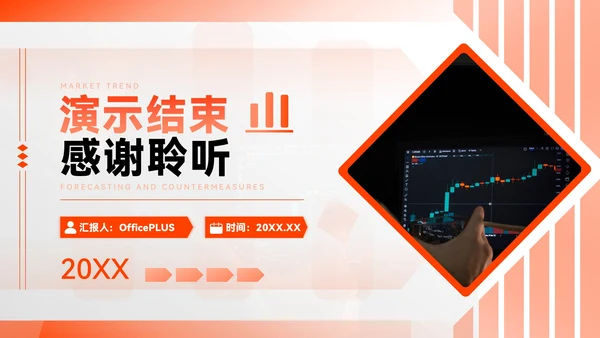 橙色简约风市场趋势预测与应对方案