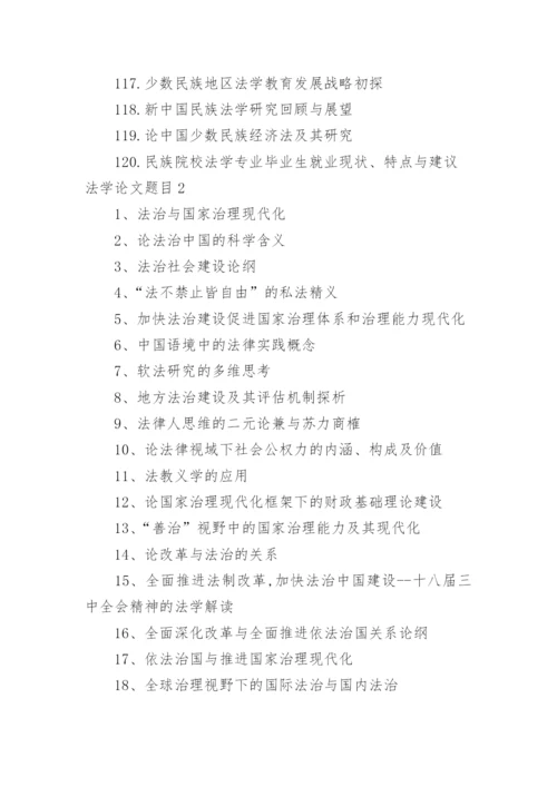 法学论文题目.docx