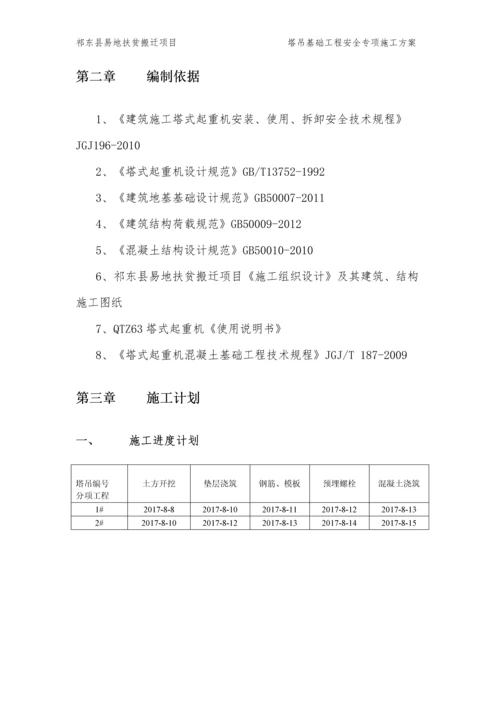 祁东县易地扶贫搬迁项目-灵官镇安置点塔吊基础方案.docx