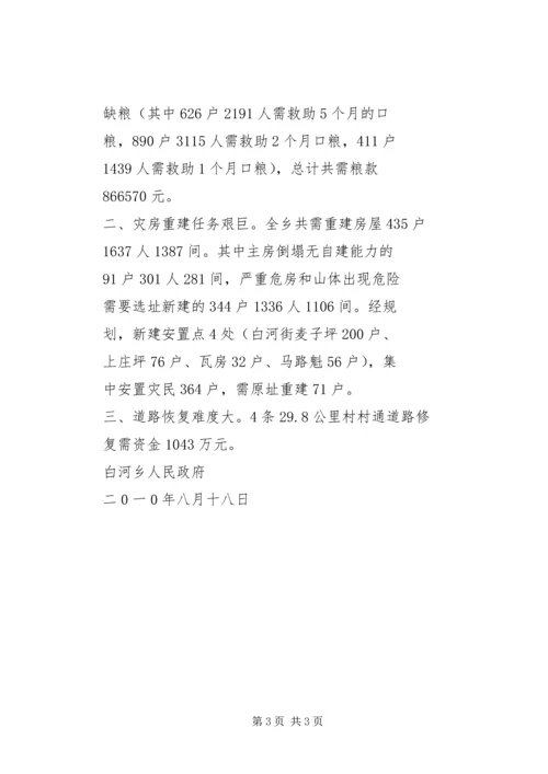 联合苗族乡人民政府关于冰雪灾害受灾情况汇报 (4).docx