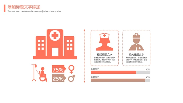 时尚医疗护士报告医学研究护士竞聘工作PPT模板