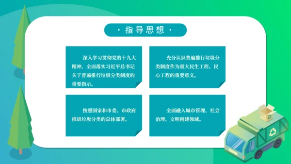简约2.5D垃圾分类通用PPT模板