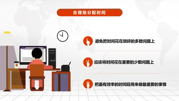 时间管理技巧PPT模板企业培训人力资源