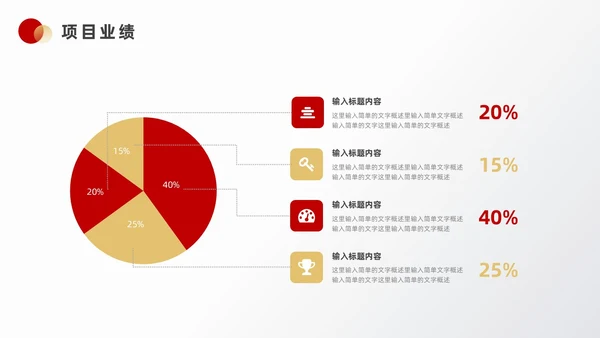 红色金色创意风个人年终总结ppt模板工作总结年终总结