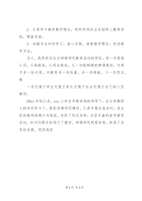“师德师风”学习个人心得体会及自查自纠 (2).docx
