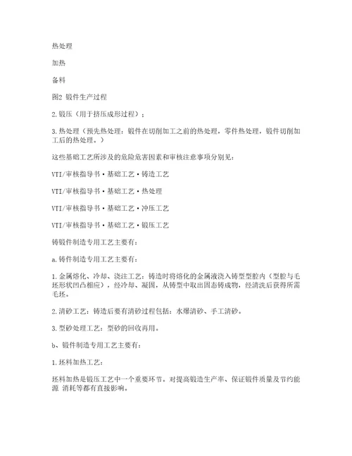 铸锻件制造业