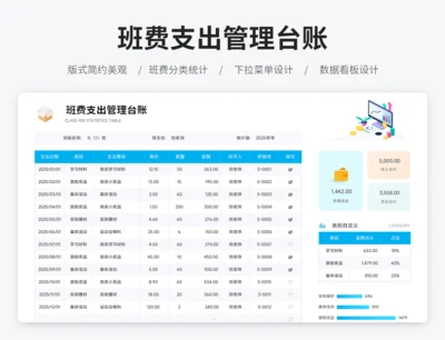 班费支出管理台账