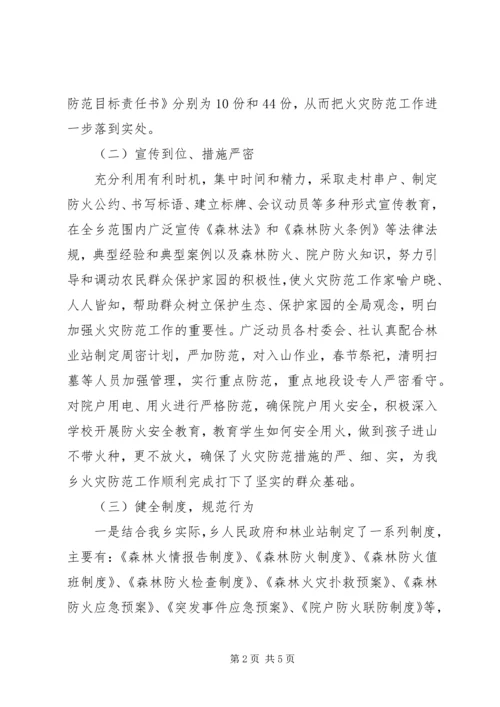 乡镇火灾防范工作总结.docx