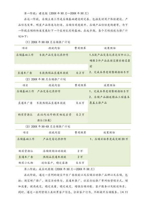 XX商城年度运营计划及规章制度.docx