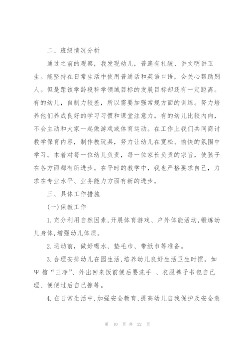 幼儿园教师工作计划合集六篇.docx